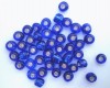 Deep Blue Silver Lined 6/0 Seed Beads